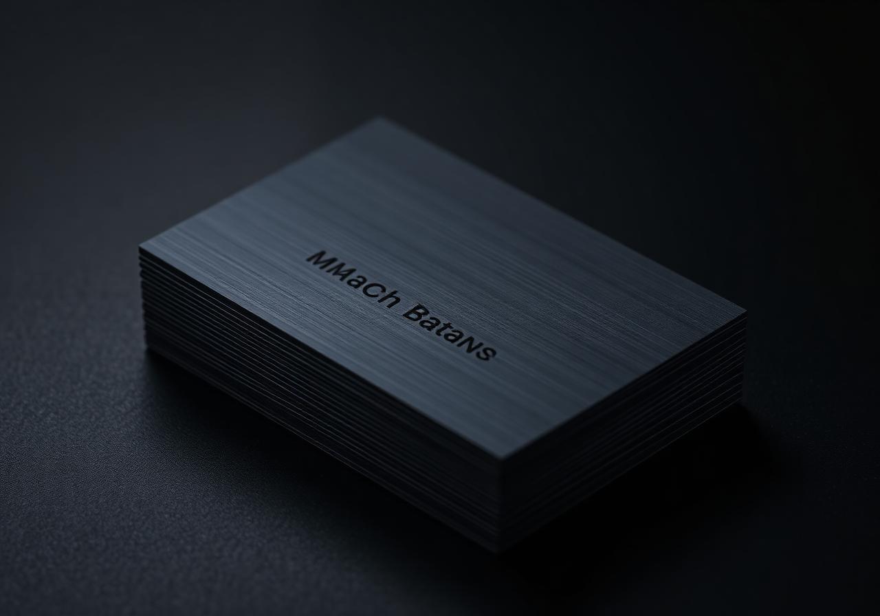 Aluminum Business Cards